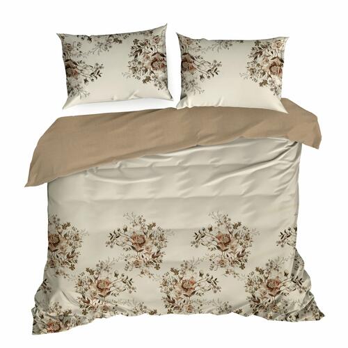 Obliečky na posteľ so vzorom kvetov zo saténovej bavlny - Spring 6